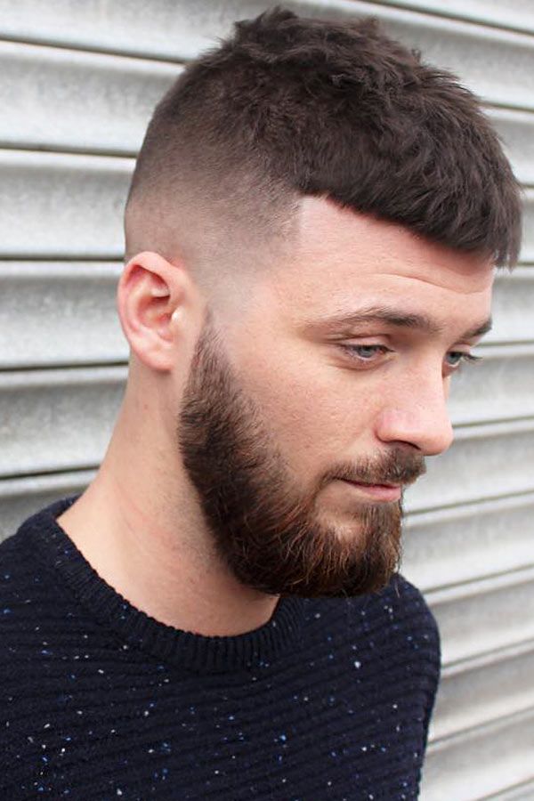 Short French Crop With Bald Fade #frenchcrop #croppedhair #mensshorthaircuts