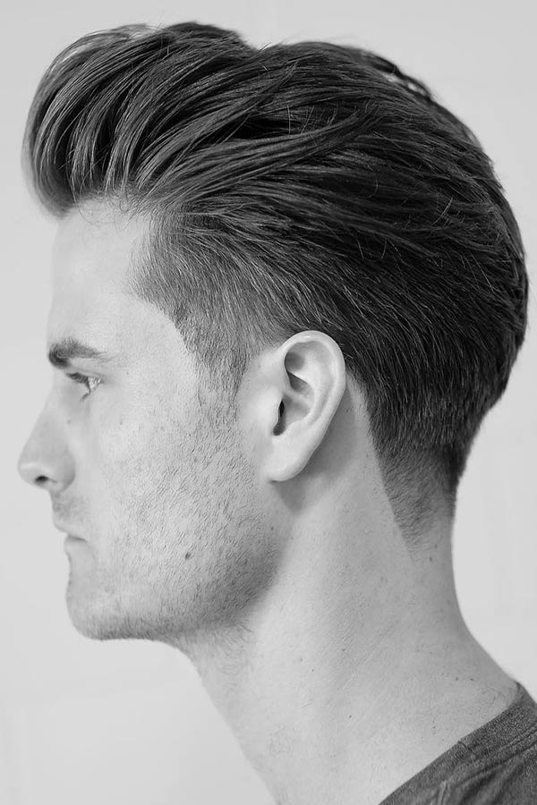 Quiff With Short Tapered Hair #taper #taperhaircut